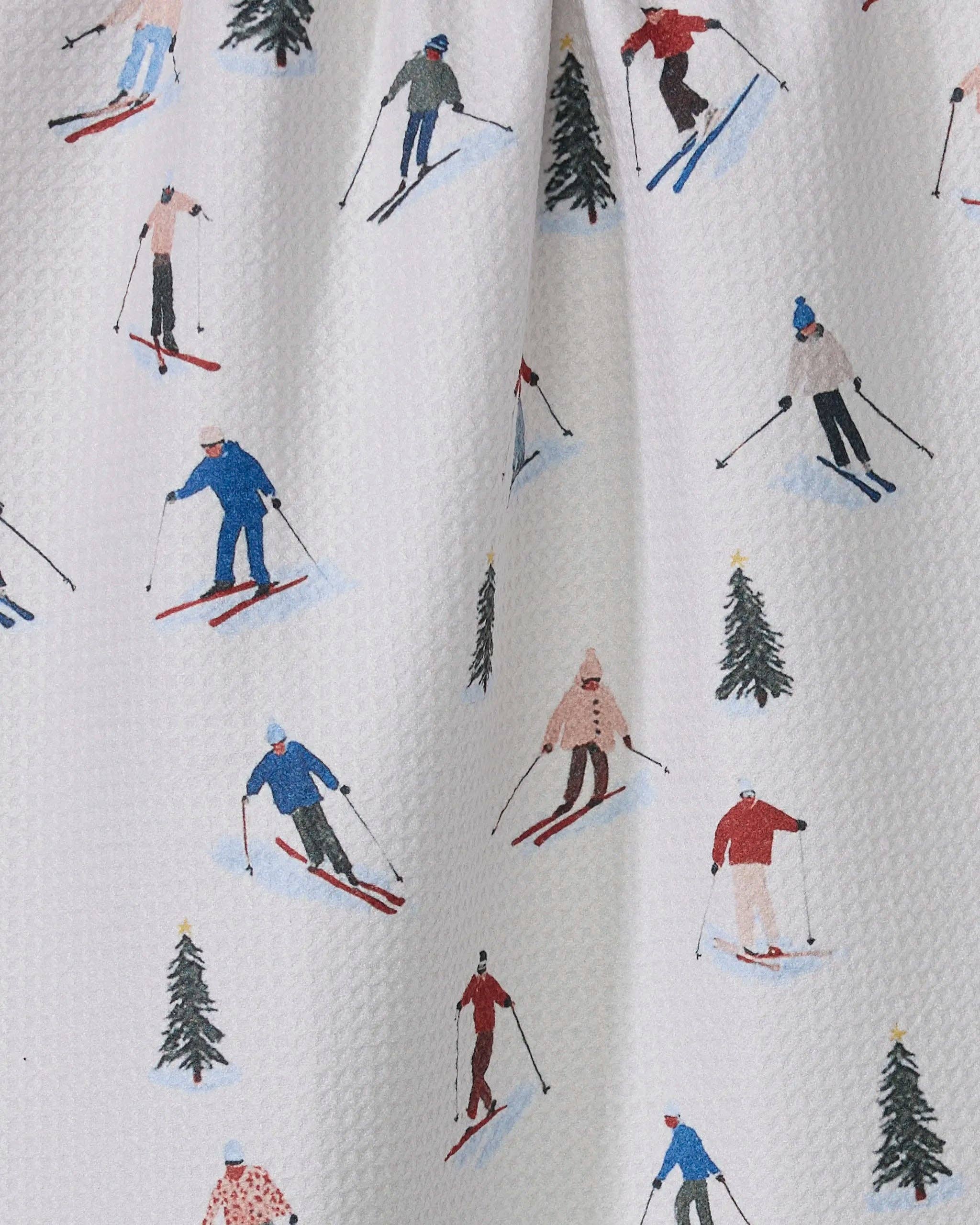 Alpine Run Tea Towel Geometry