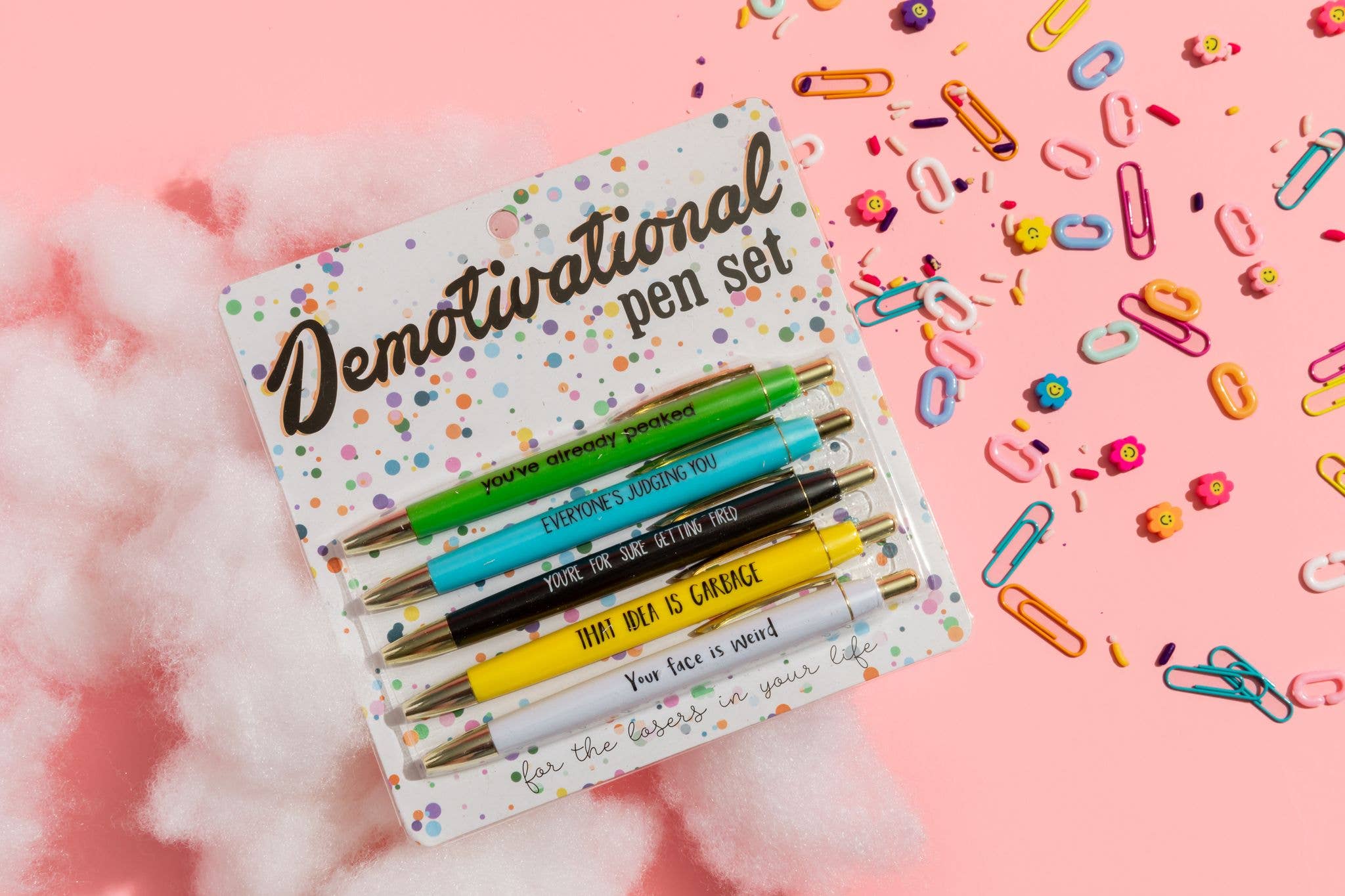 Demotivational Pen Set Home-Stationery FUN CLUB