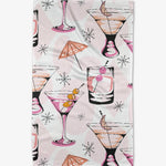 Cocktail Hour Tea Towel Geometry