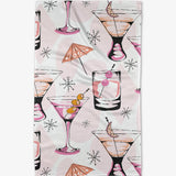 Cocktail Hour Tea Towel Geometry