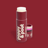 Lip Balm, Retro Ski, Berry Bonfire, Limited Edition Poppy & Pout