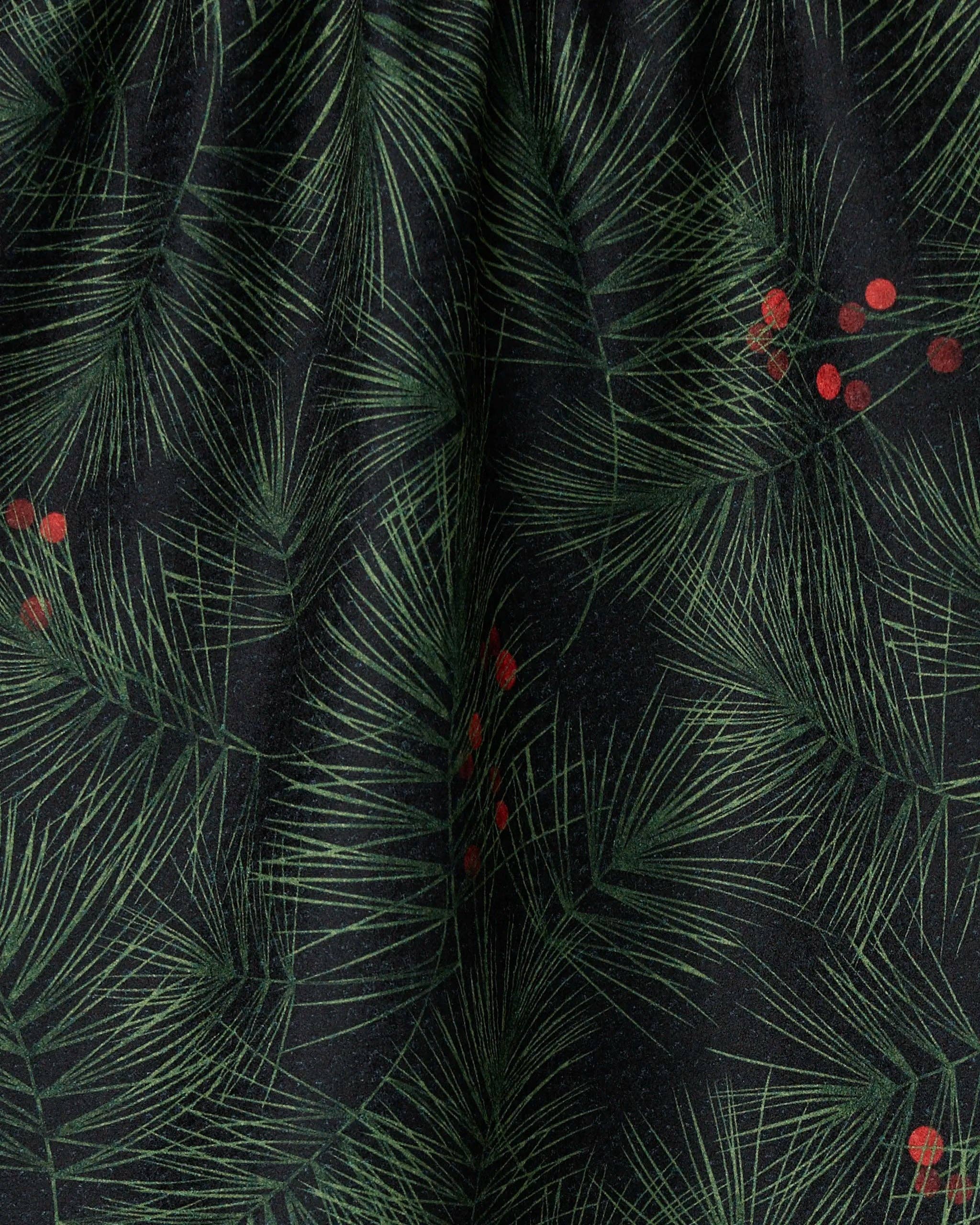 Evergreen Pine Tea Towel Geometry