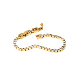 Waterproof 5mm Teardrop Diamond Tennis Bracelet Brenda Grands Jewelry