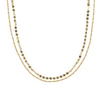 18K Gold Layered Circle Choker Brenda Grands Jewelry