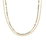 18K Gold Layered Circle Choker Brenda Grands Jewelry