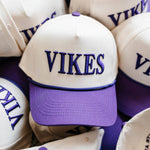 VIKES Minnesota Vikings Trucker Hat - Purple & Cream 'Sota Style Club