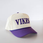 VIKES Minnesota Vikings Trucker Hat - Purple & Cream 'Sota Style Club