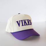 VIKES Minnesota Vikings Trucker Hat - Purple & Cream 'Sota Style Club