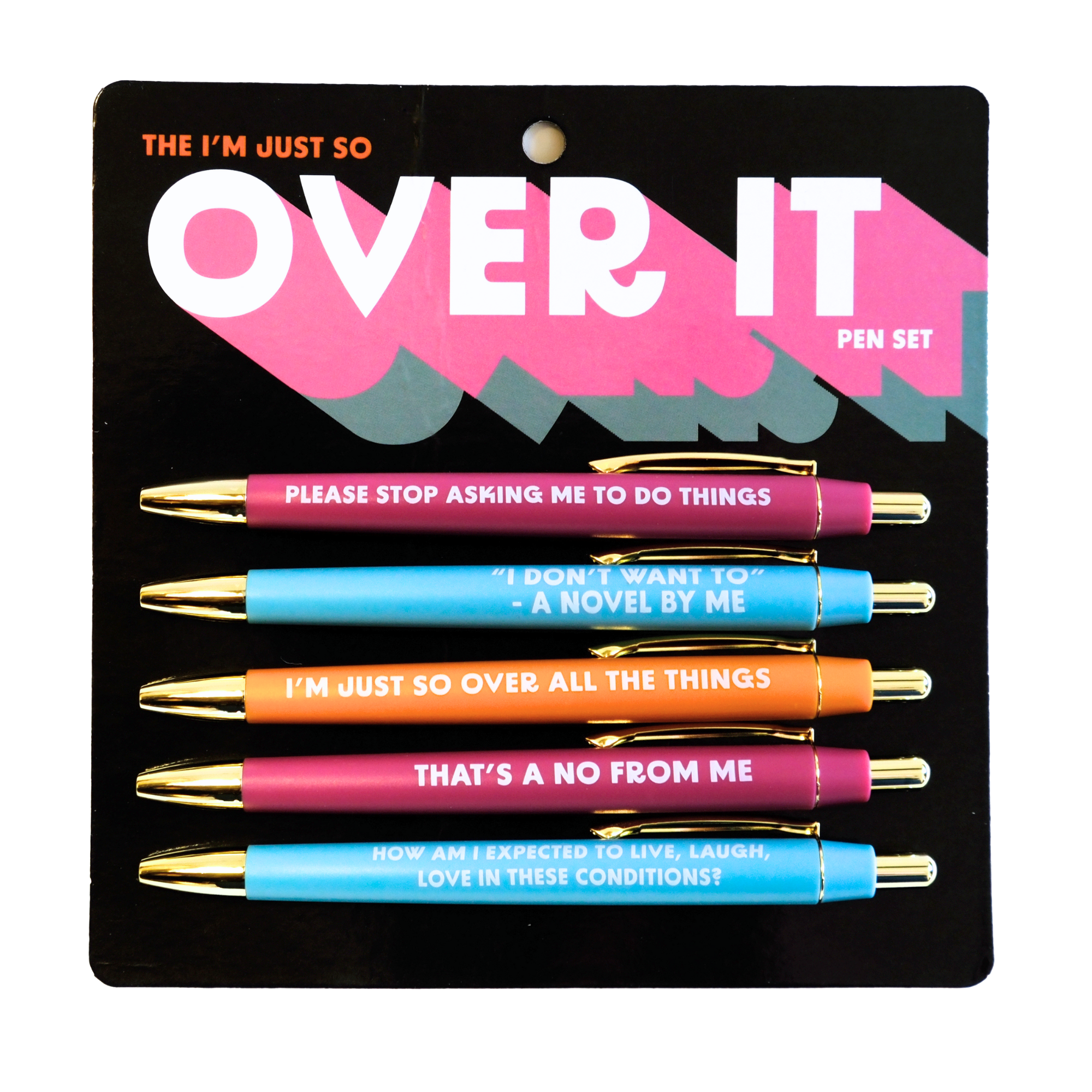 Over It Pen Set Home-Stationery FUN CLUB
