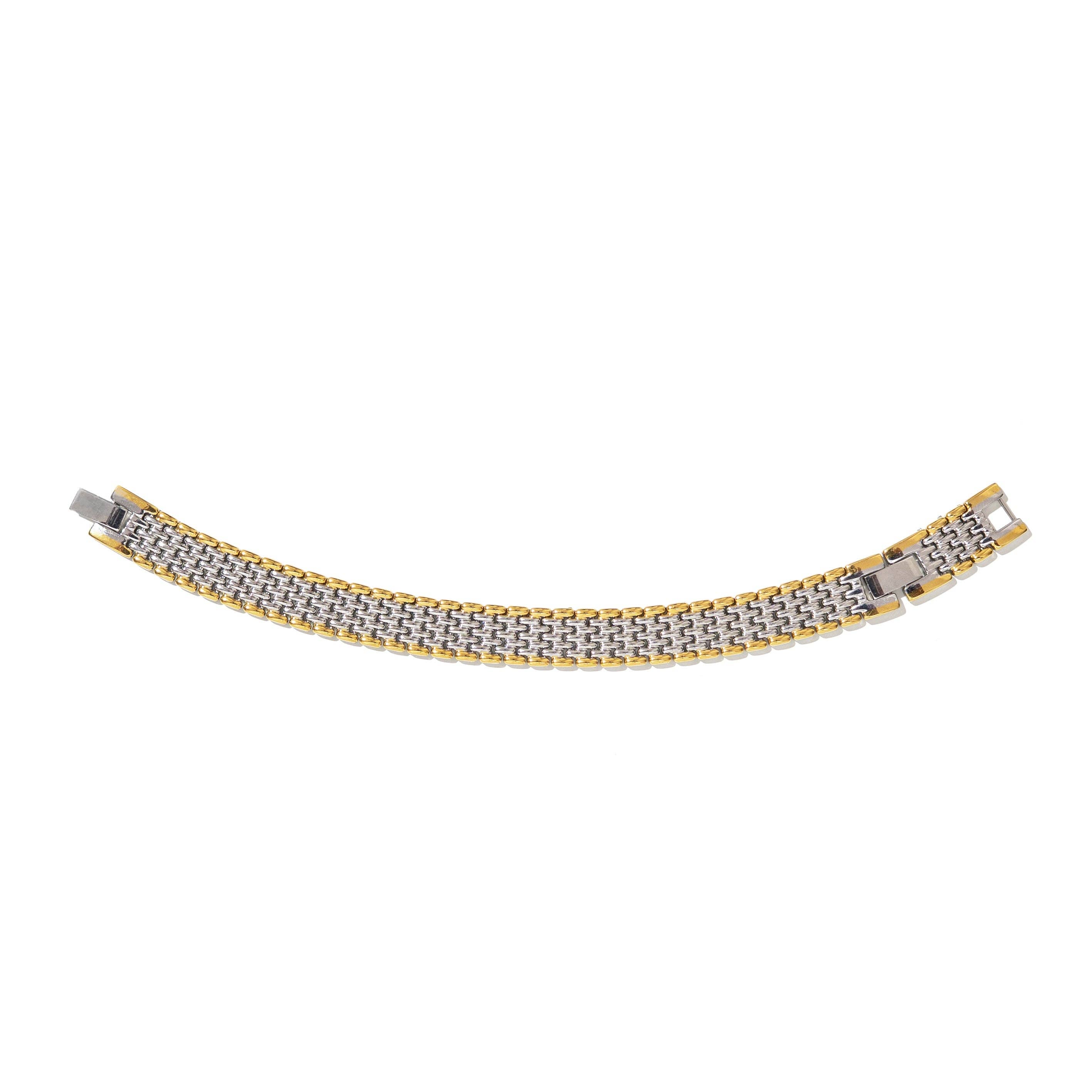 Waterproof Chunky Two-Tone Bracelet Brenda Grands Jewelry
