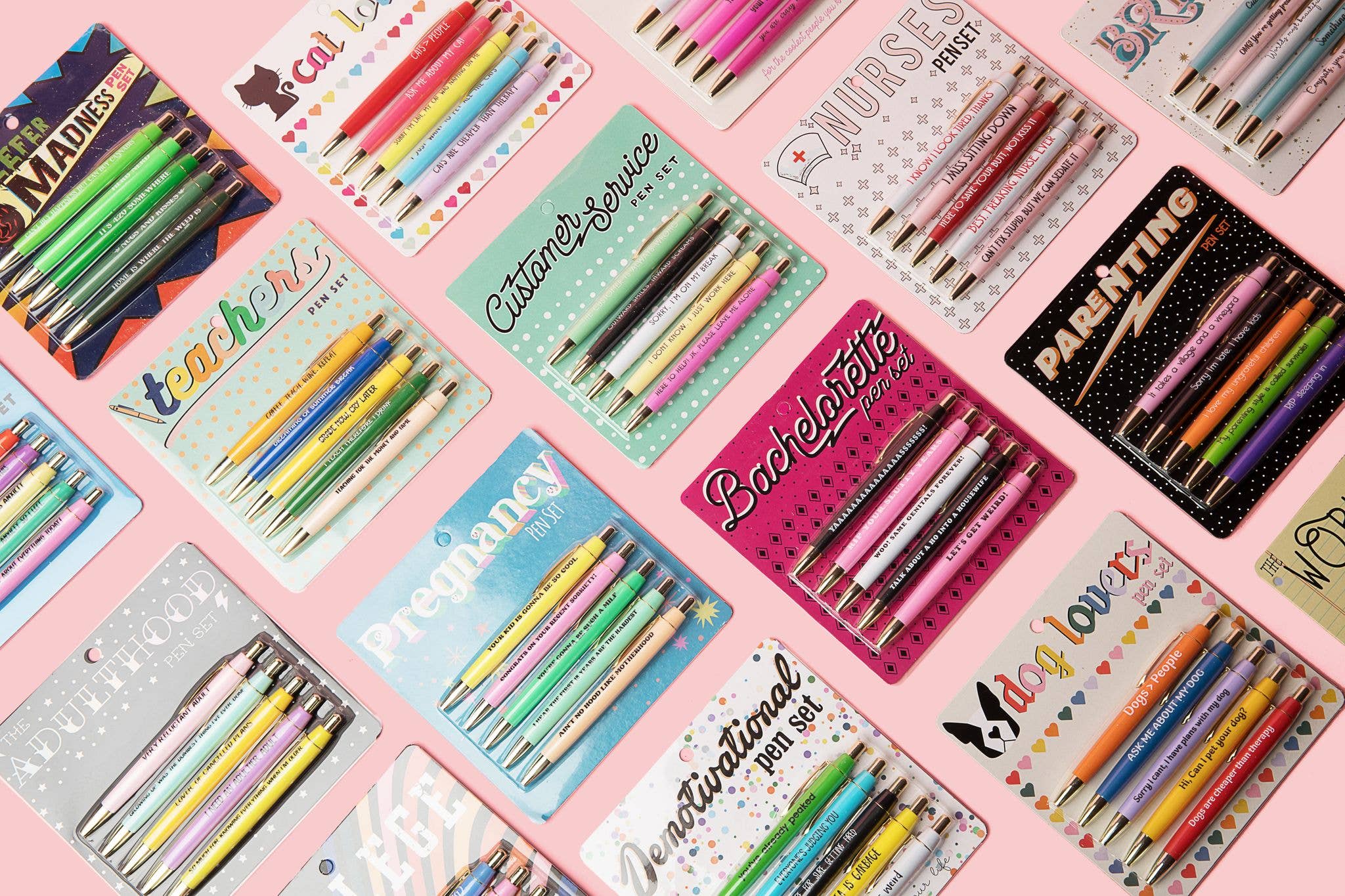 Demotivational Pen Set Home-Stationery FUN CLUB