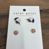 Baseball Stud Earrings