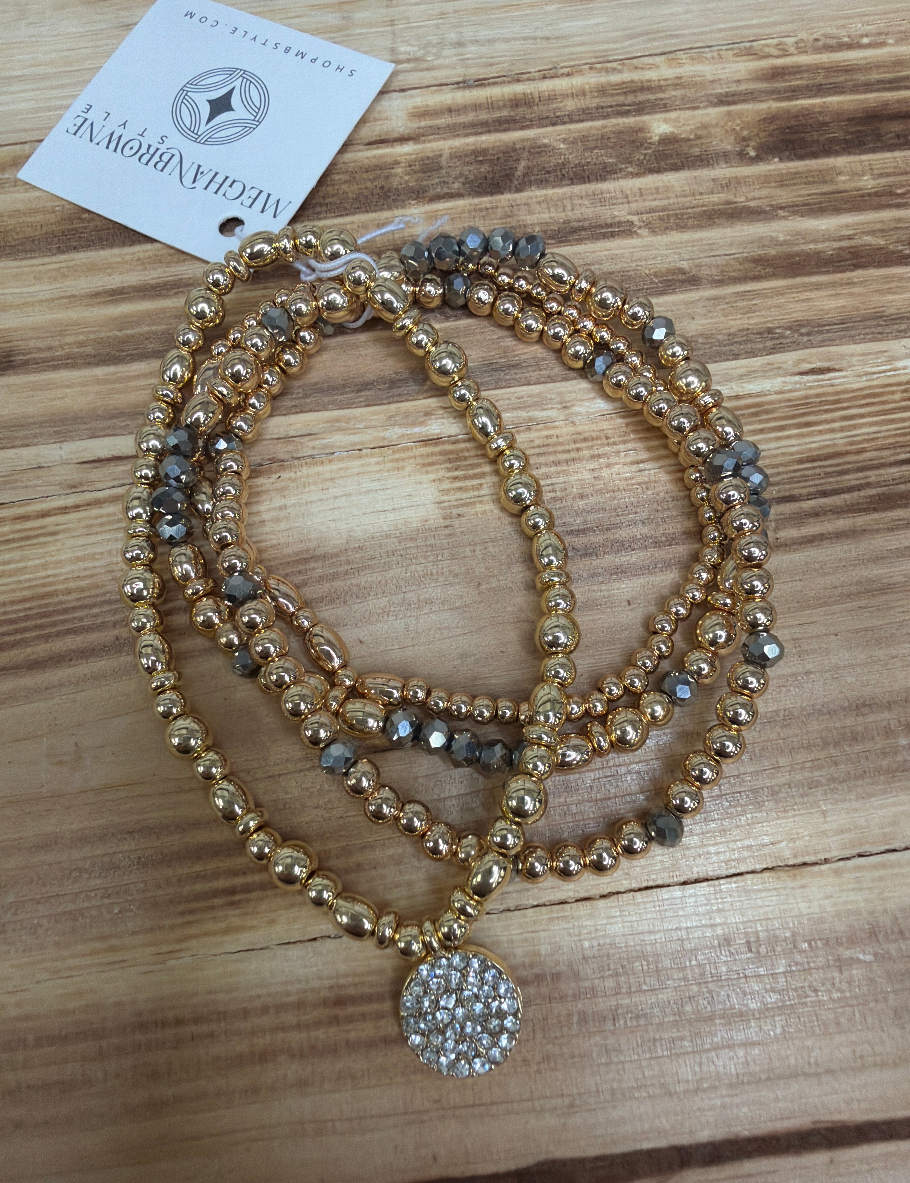 Lang Hematite Bracelet Jewelry- Bracelet MEGHAN BROWN STYLE