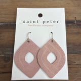Soft Pink Drop Earrings