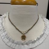 Fang Hematite Necklace Jewelry- Necklace MEGHAN BROWN STYLE