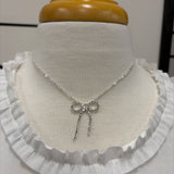 Cutie Silver Necklace Jewelry- Necklace MEGHAN BROWN STYLE