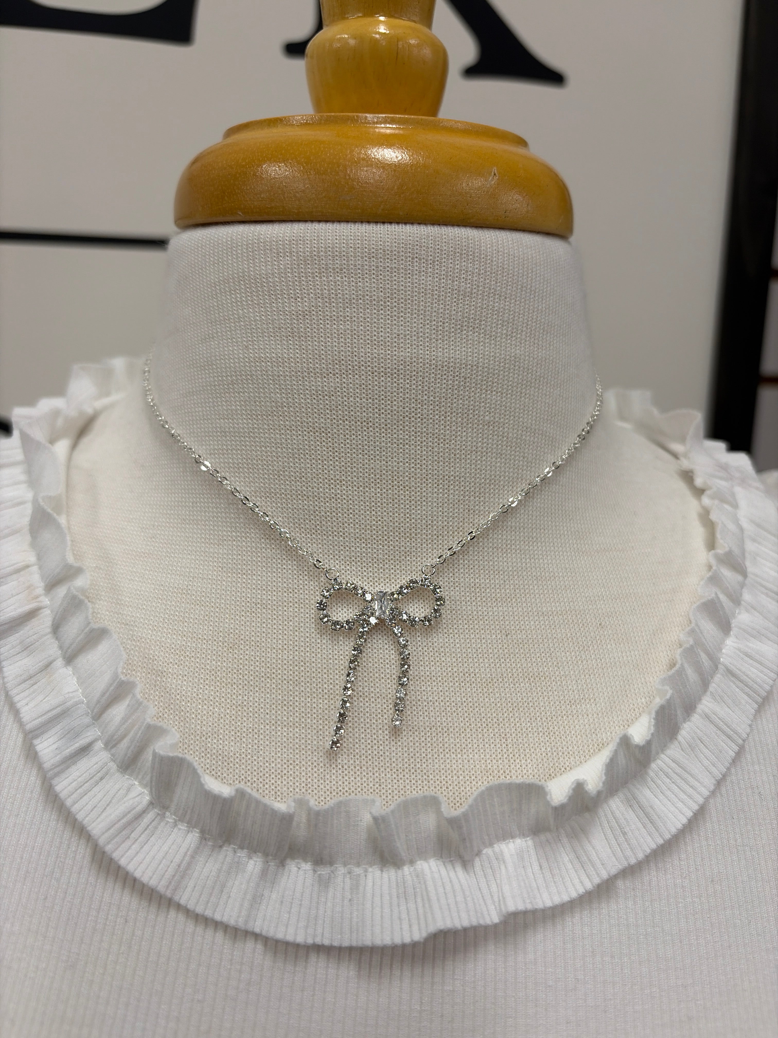 Cutie Silver Necklace Jewelry- Necklace MEGHAN BROWN STYLE