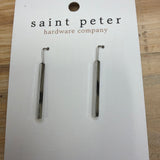 Silver Rod Earrings