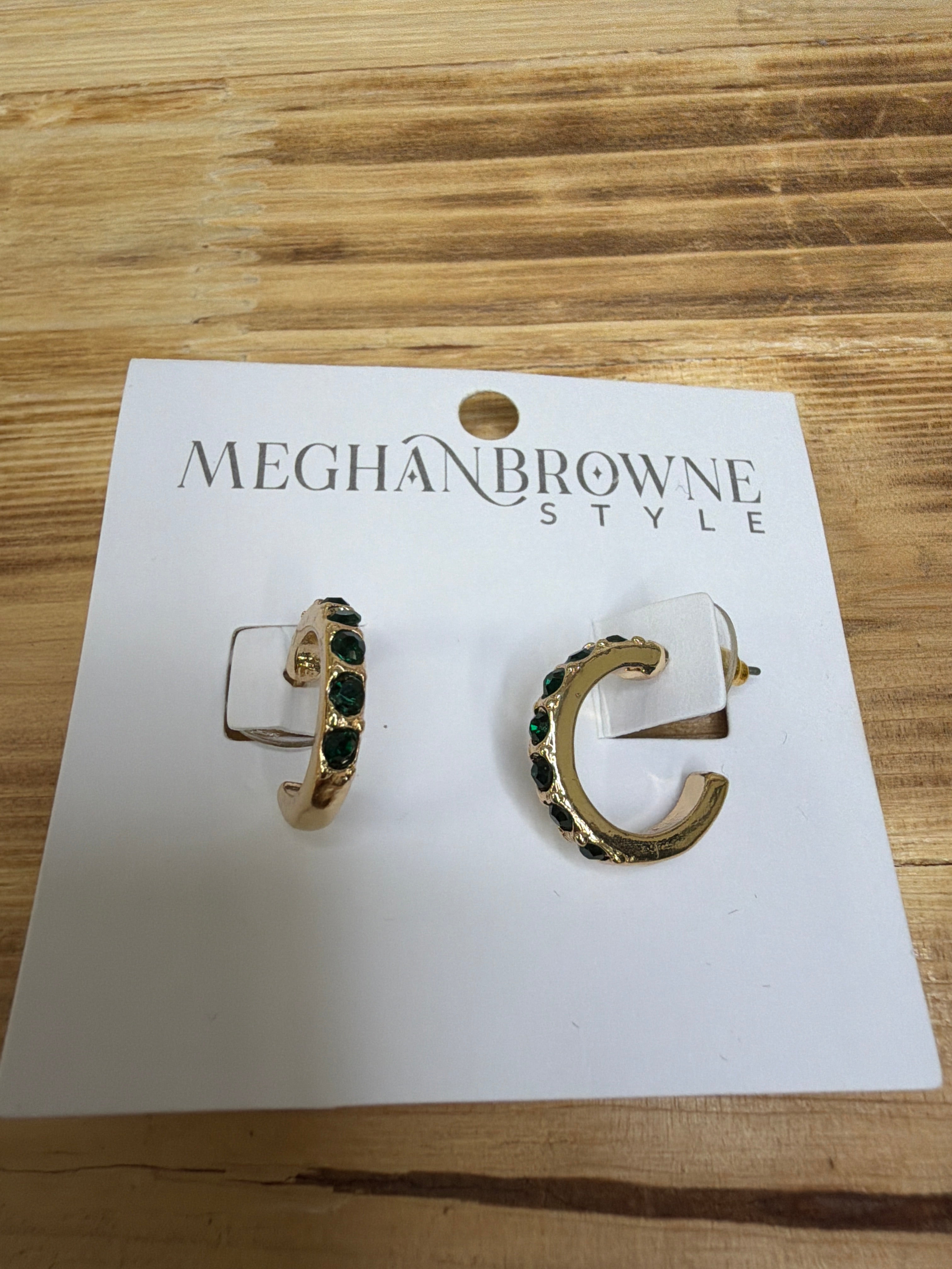 Pony Emerald Earrings Jewelry - Earrings MEGHAN BROWN STYLE