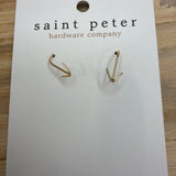 Gold Arrow Earrings