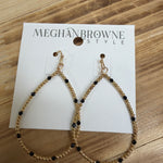 Suni Black Earrings Jewelry - Earrings MEGHAN BROWN STYLE