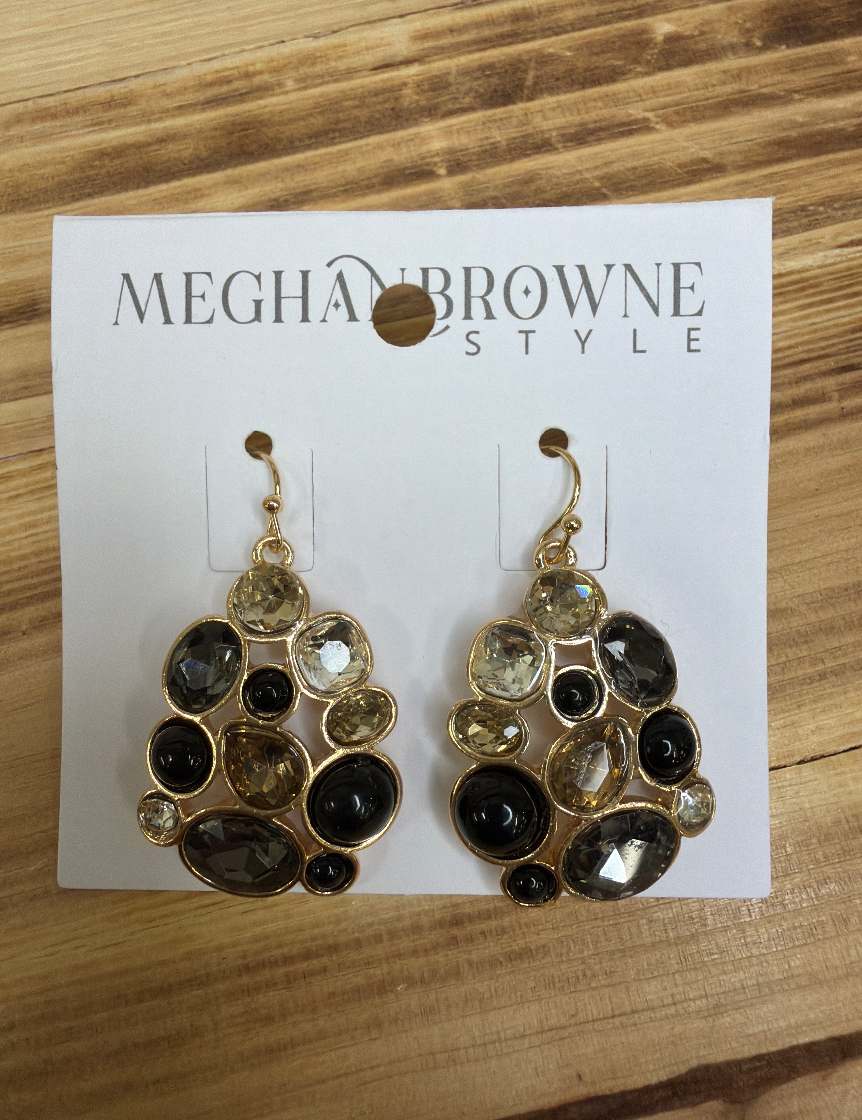 Talec Black Multi Earrings Jewelry - Earrings MEGHAN BROWN STYLE
