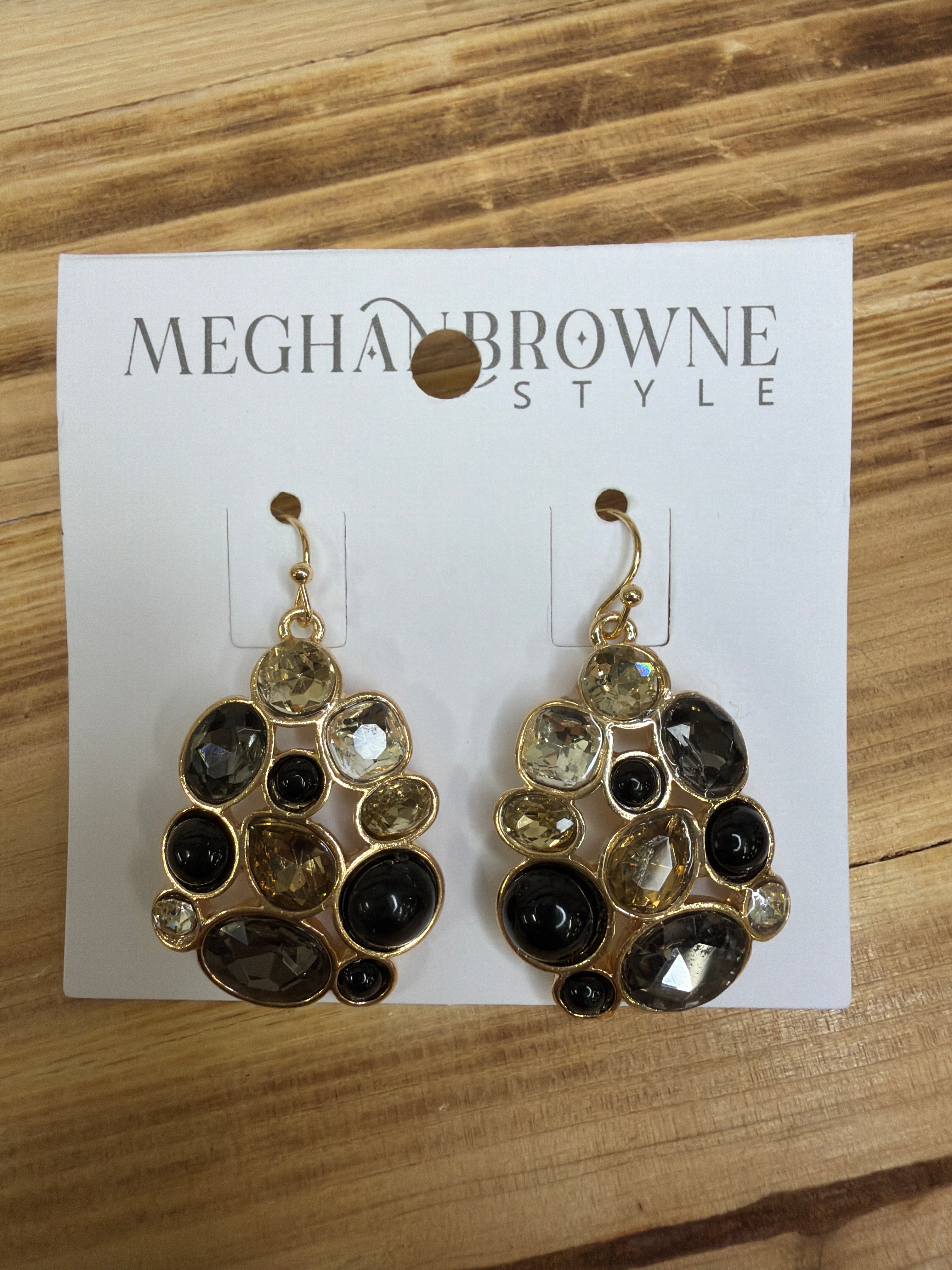 Talec Black Multi Earrings Jewelry - Earrings MEGHAN BROWN STYLE
