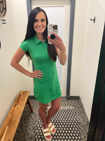 Green Vanessa Polo Dress