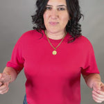 Red Corrie Tee Top - Tee THREAD & SUPPLY