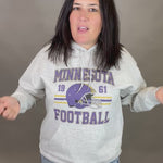 MN Football Hoodie Tops- Sweatshirts LIMEBERRY DESIGNS