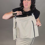 Oak Black Rib Carlton Skort Bottom- Skirt THREAD & SUPPLY