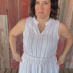 Ivory Taupe Amorette Dress Dresses THREAD & SUPPLY