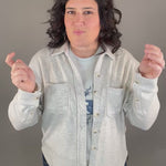 Heather Grey Plush Shacket Outerwear - Shacket FLAG AND ANTHEM