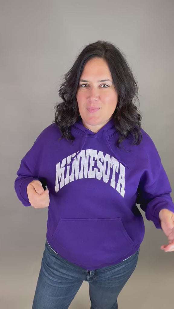Minnesota Purple Hoodie Tops- Sweatshirt WINDMILL GYPSY