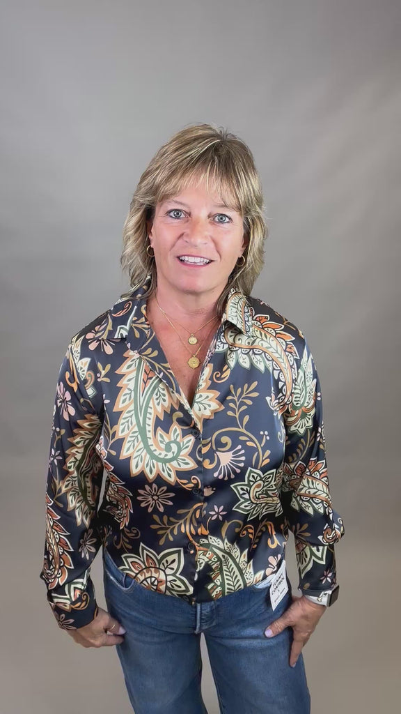 Midnight Bloom Blouse Tops- Blouses EE:SOME