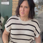 Go-To Favorite Relaxed Fit Stripe Sweater Top - Sweater IN FEBRUARY