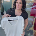 White Ananya Tee Top - Tee THREAD & SUPPLY