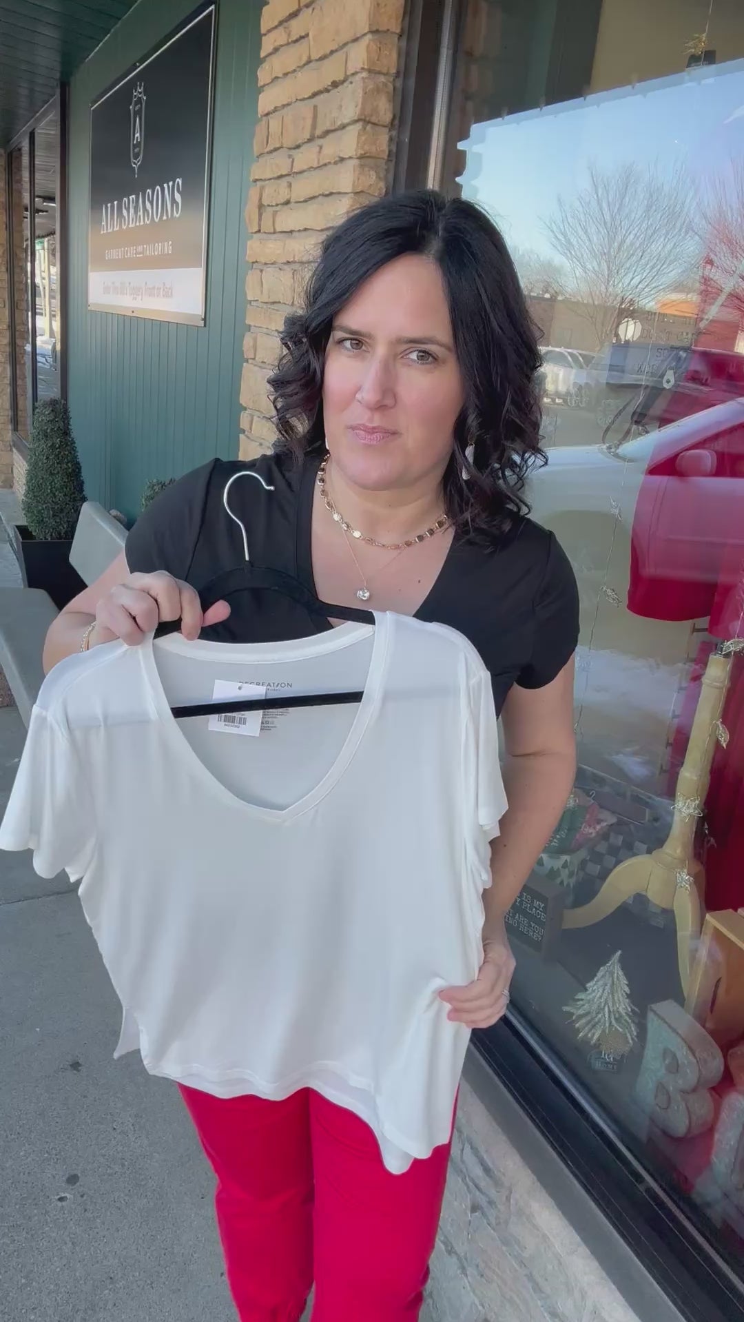 White Ananya Tee Top - Tee THREAD & SUPPLY