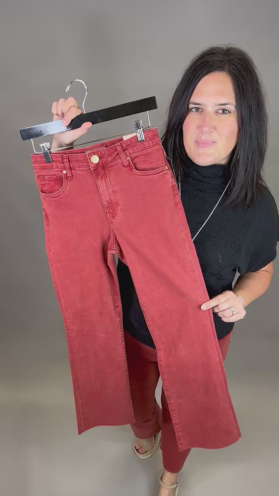 Paprika Kelsey Ankle Flare Jeans Bottom- Pants KUT FROM THE KLOTH