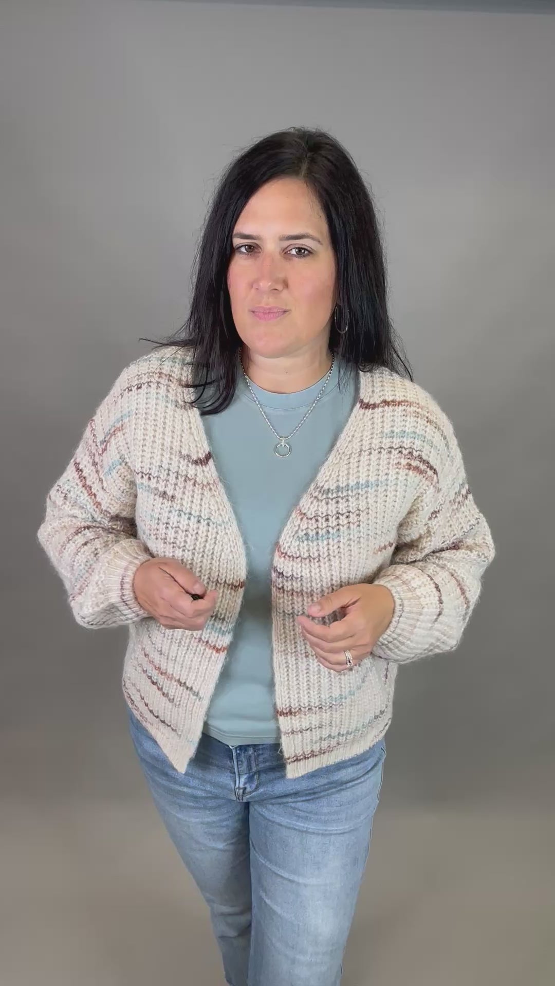 Dorset Balloon Sleeve Cardigan Tops- Cardigans FLAG AND ANTHEM