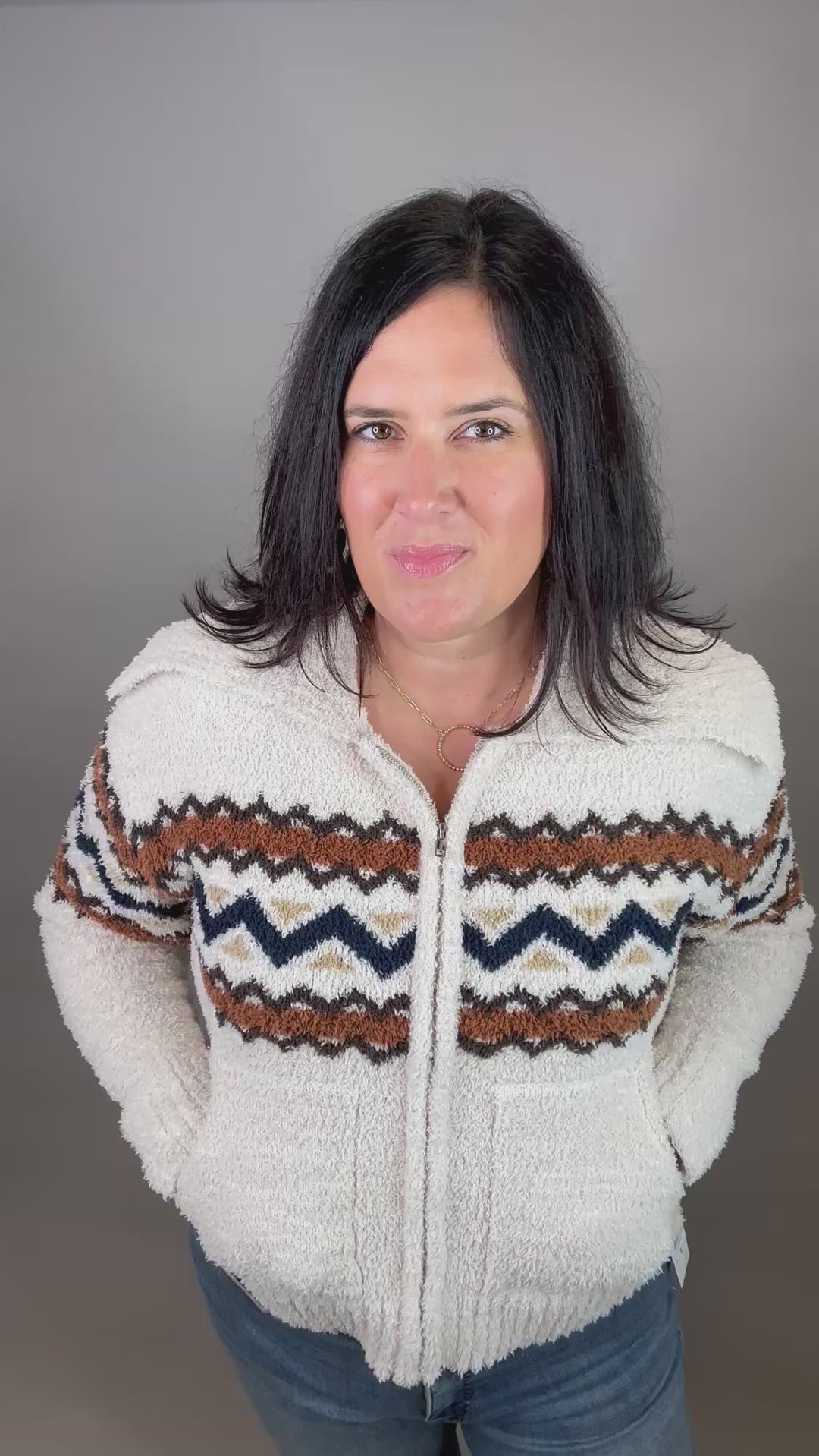 Heather Oak Myra Sweater Jacket Outerwear- Jackets THREAD & SUPPLY