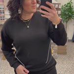 Black Britney Top Top- Sweatshirt THREAD & SUPPLY