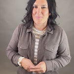 Brown Heather Cassian Shirt Tops - Button Ups THREAD & SUPPLY