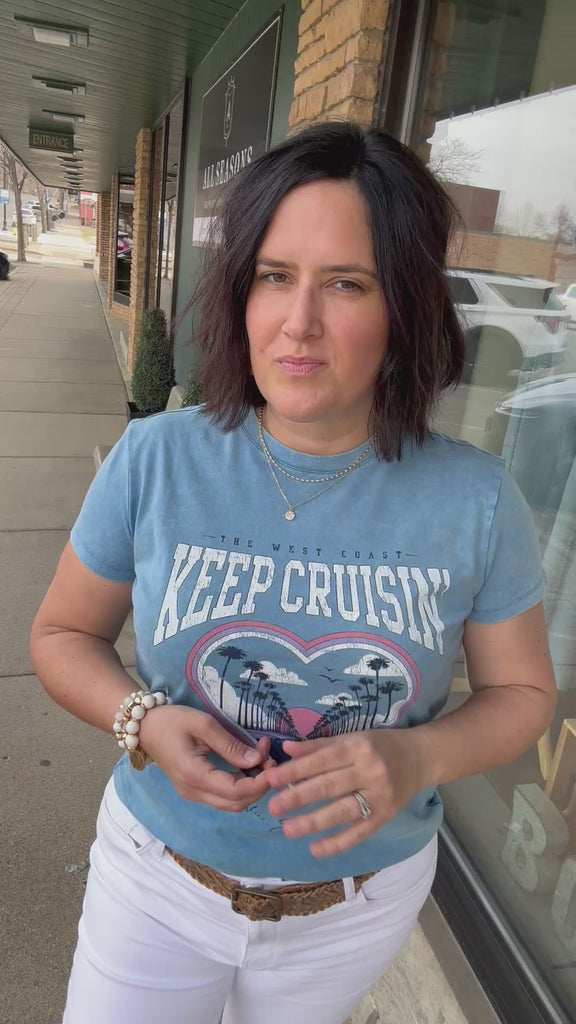 Keep Cruisin' Graphic Tee Top - Tee FLAG AND ANTHEM