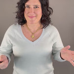 Dusty Blue Claire Sweatshirt Top - Sweatshirt THREAD & SUPPLY