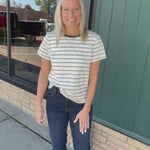 Ana High Rise Flare - Wave Wash Bottom- Jeans KUT FROM THE KLOTH