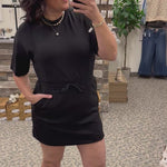 Black Modal Mini Dress Dresses RAE MODE