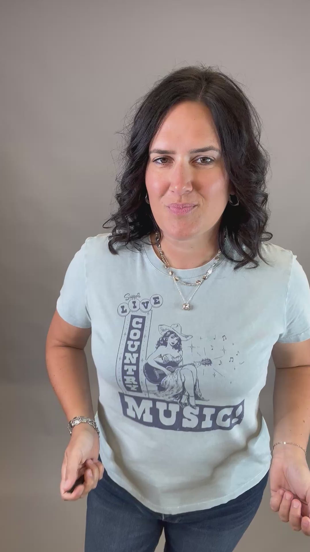 Live Country Music Tee Top - Tee FLAG AND ANTHEM