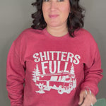 Heather Red It's Full Sweatshirt Top - Sweatshirt CHLOE VS TANK