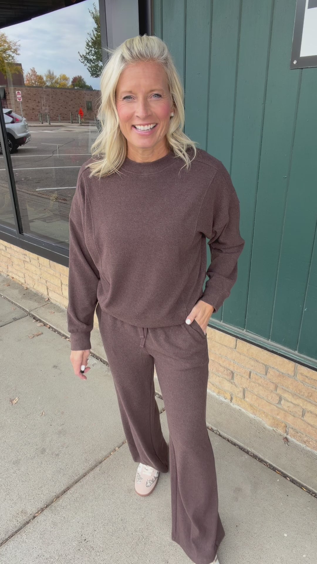 Coffee Bean Heather Jasse Bottoms Bottoms - Pants THREAD & SUPPLY